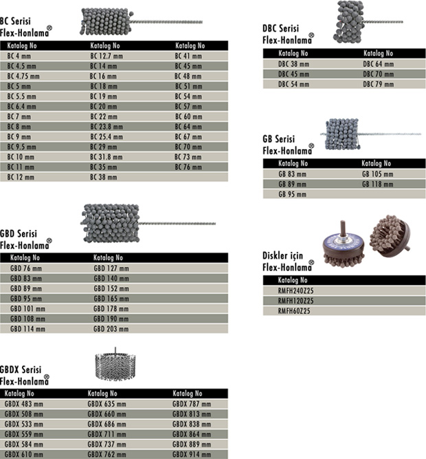 Flex-Honlama Salkımları